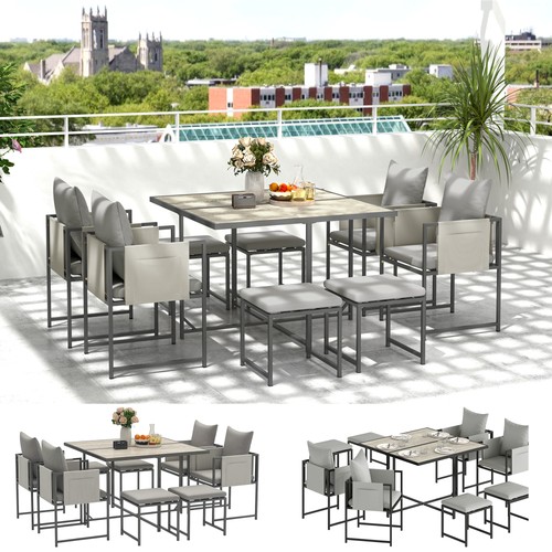 Piece garden dining set - garden,