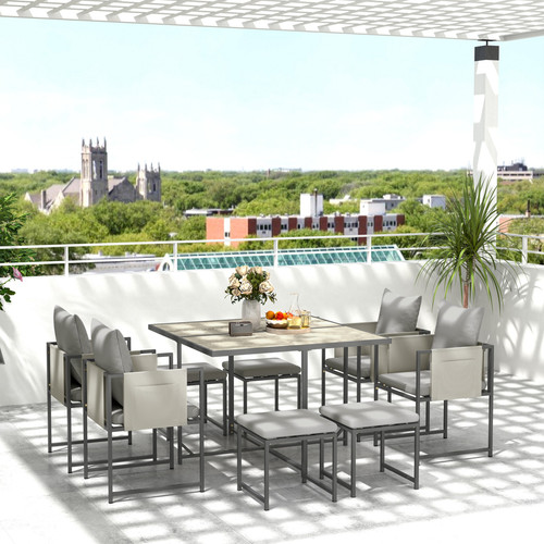 Garden dining set cube - cube,