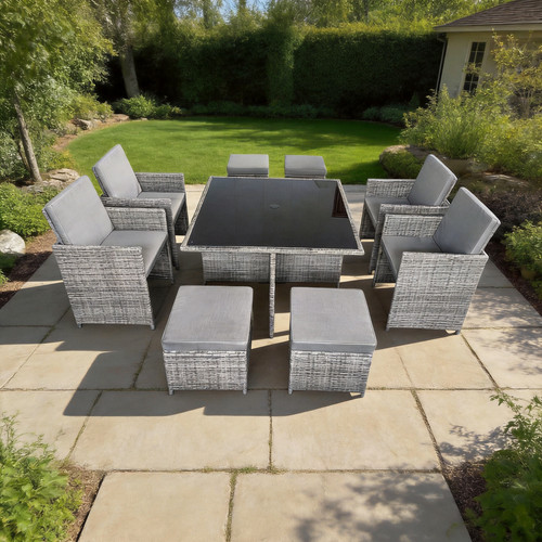 Seater rattan cube - 8,