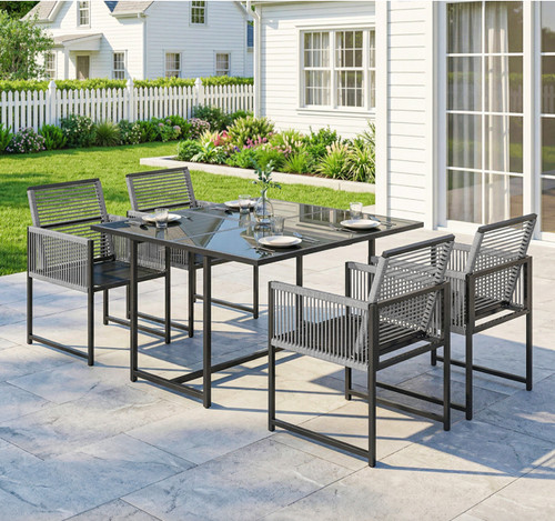 Garden cube table and chairs - cube,