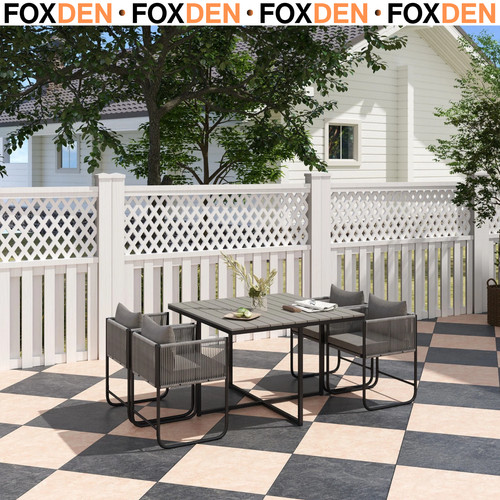 Seater rattan cube garden - rattan,