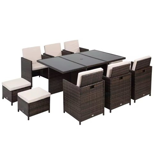 Seater rattan cube garden - 10,