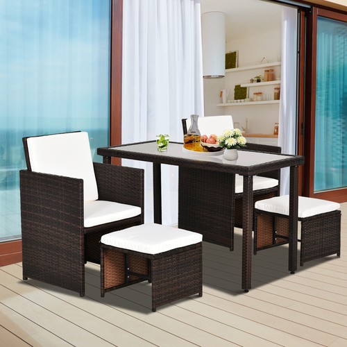 Seater rattan cube garden - rattan,